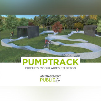 Catalogue de présentation des circuits de pumptrack en béton