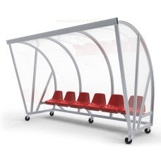 Abri de touche mobile avec auvent