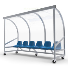 Abri de touche mobile 6 à 10 places