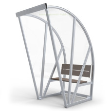 Banc de touche couvert 2 Places