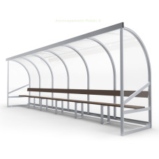 Banc de touche monobloc 12 Places