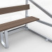 Banc de touche monobloc 4 places Banc de touche 4 places pour aménagement des stades