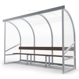 Banc de touche monobloc 6 places Banc de touche 6 places pour aménagement des stades