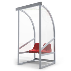 Abri de touche à sièges baquet 2 Places Abri de touche à sièges baquet 2 Places