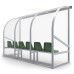 Abri de touche monobloc 6 sièges baquet 