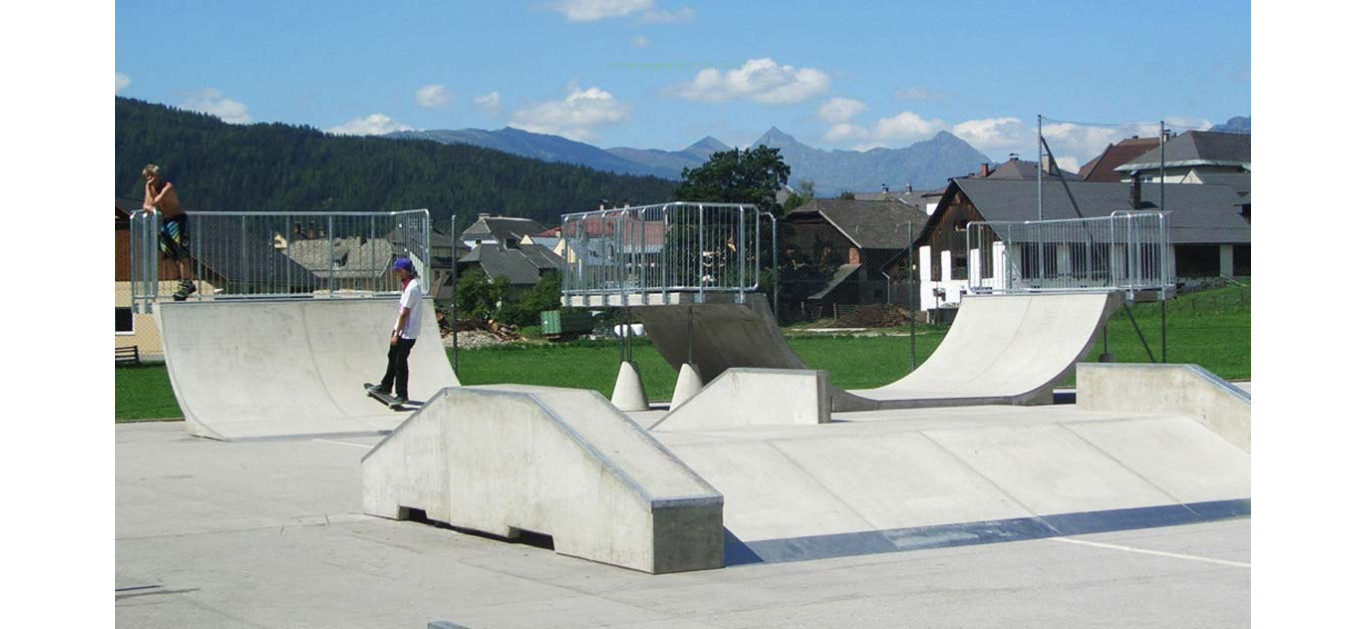 Pose et installation des skateparks modulaires