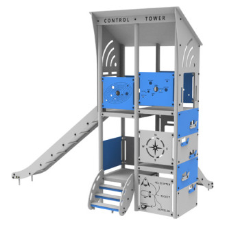 Structure Tour de contrôle pour aire de jeux extérieurs