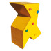 Bloc d'escalade Origami en forme de cocotte