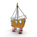 Bateau sur ressort pour aires de jeux