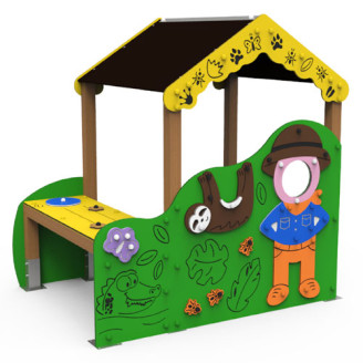 Maisonnette de jeu pour enfants thème jungle