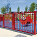 Clôture d’aire de jeux en épingle