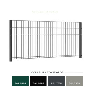 Grille de clôture en treillis soudé