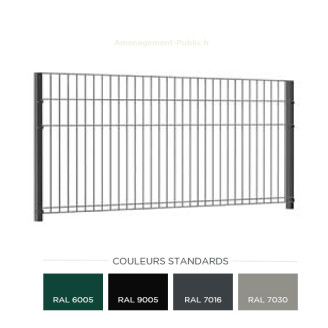 Grille de clôture à treillis soudé pour aménagements ludiques Grille en trellis soudé pour sécuriser les aires de jeux extérieures