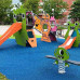 Structure multi-activités pour aires de jeux sur le thème des monstres