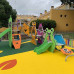 Structure multi-activités pour aires de jeux sur le thème des monstres