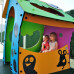 Maisonnette pour aires de jeux sur le thème des monstres