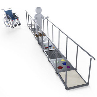 Parcours extérieur d'intégration sensorielle PMR