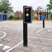 Panneau de circulation Feu tricolore pour circuits et parcours enfants