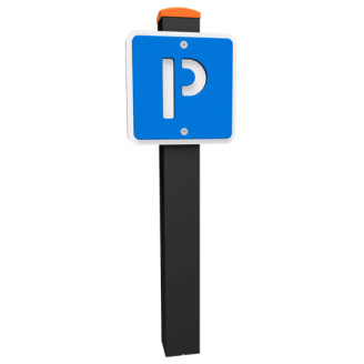 Panneau de circulation aire de stationnement pour circuits et parcours enfants