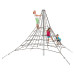Pyramide en filet de corde de 2.7m pour aire de jeux