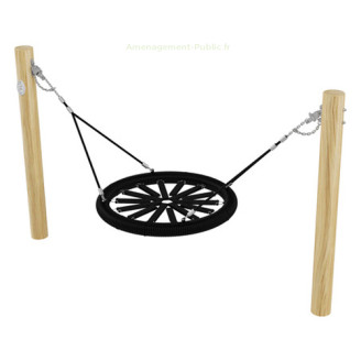 Balancelle nid d'oiseau en robinier