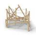 Structure pour aires de jeux extérieures en bois de robinier