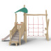 Structure pour aires de jeux extérieurs en bois de robinier