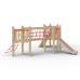 Structure de jeux extérieurs en bois de robinier