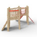 Structure de jeux extérieurs en bois de robinier