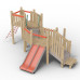 Structure de jeux extérieurs en bois de robinier