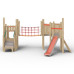 Structure de jeux extérieurs en bois de robinier