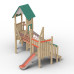 Structure pour aires de jeux extérieurs en bois de robinier