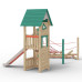 Structure pour aires de jeux extérieurs en bois de robinier