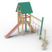 Structure pour aires de jeux extérieurs en bois de robinier