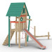 Structure pour aires de jeux extérieurs en bois de robinier