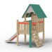 Structure de jeux extérieurs en bois de robinier