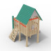 Structure de jeux extérieurs en bois de robinier