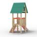 Structure de jeux extérieurs en bois de robinier