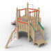 Structure de jeux extérieurs en bois de robinier