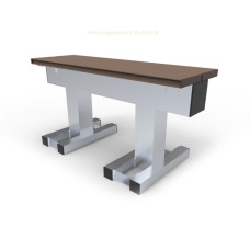Banc de touche extérieur 2 places