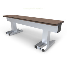Banc de touche extérieur 3 places