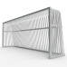 Cage de football anti-vadalisme en aluminium