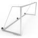 Cage de foot en aluminium avec roulettes