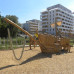 Sol amortissant pour aire de jeux en mulch de copeaux de bois