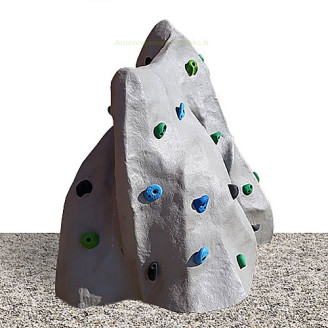 Bloc d'escalade artificiel Menhir Rocher d'escalade artificiel pour aire de jeux d'enfants