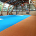 Terrain de basket-ball réalisé en dalles clipsables