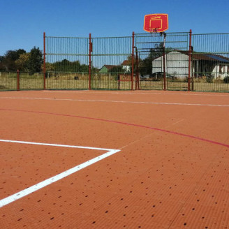 City-stade en dalles de revêtement polypropylène