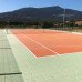 Terrain de tennis en dalles de revêtement polypropylène