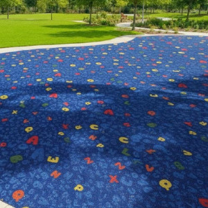 Gazon à thème Alphabet