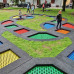 Trampoline à enterrer de forme Octogonale pour aire de jeux